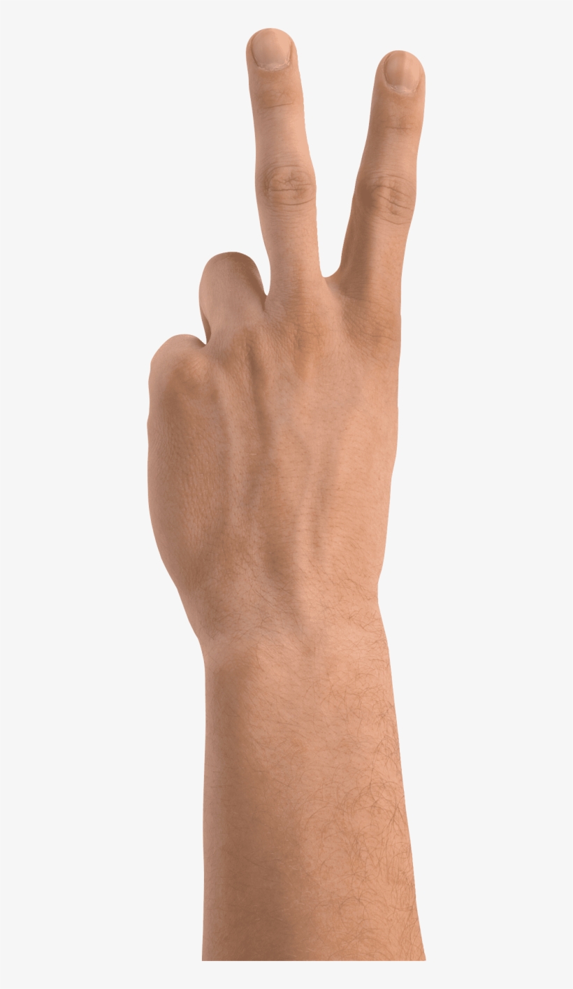 5 Months Ago 108 10 - Hand Two Fingers Png, transparent png download