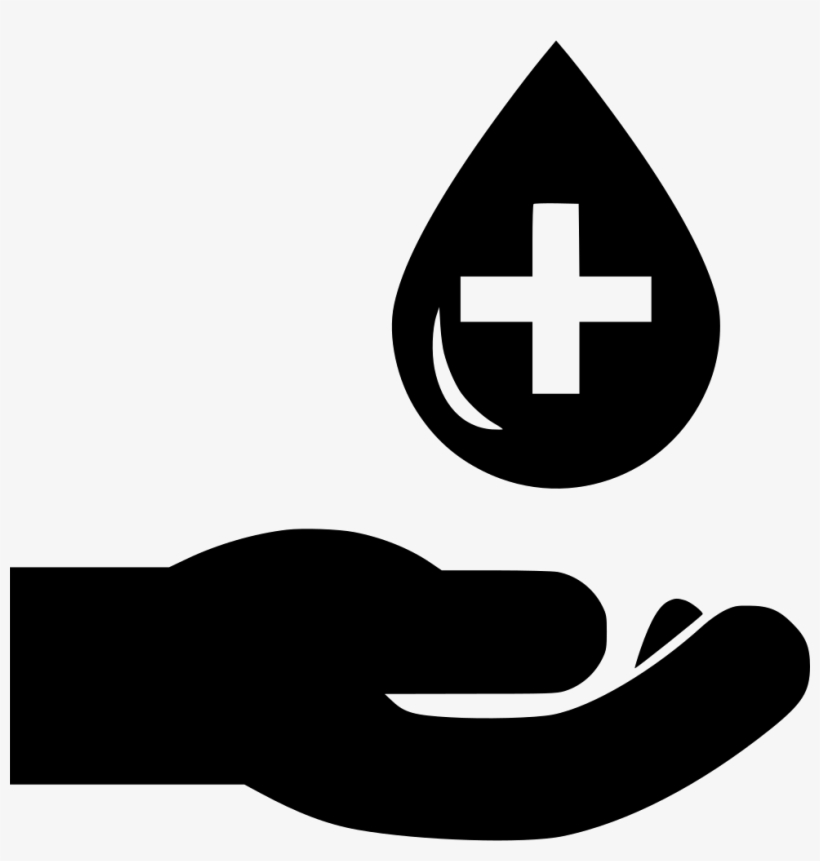 Blood Donation Hand Transfusion - Blood Donation Free Icons, transparent png download