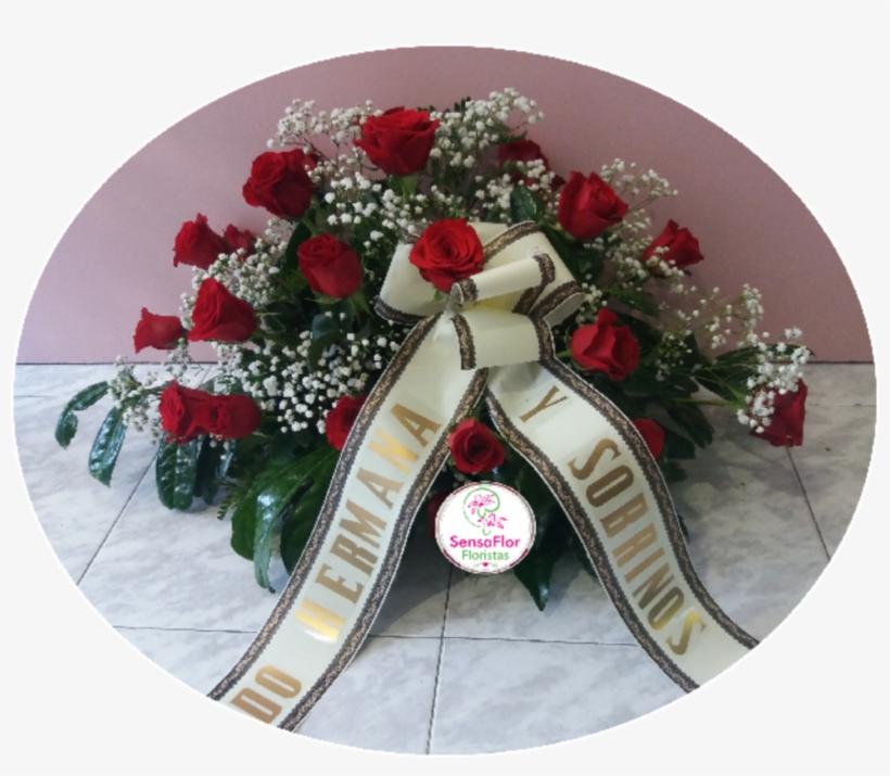 Centro Rosas Rojas - Wreath, transparent png download