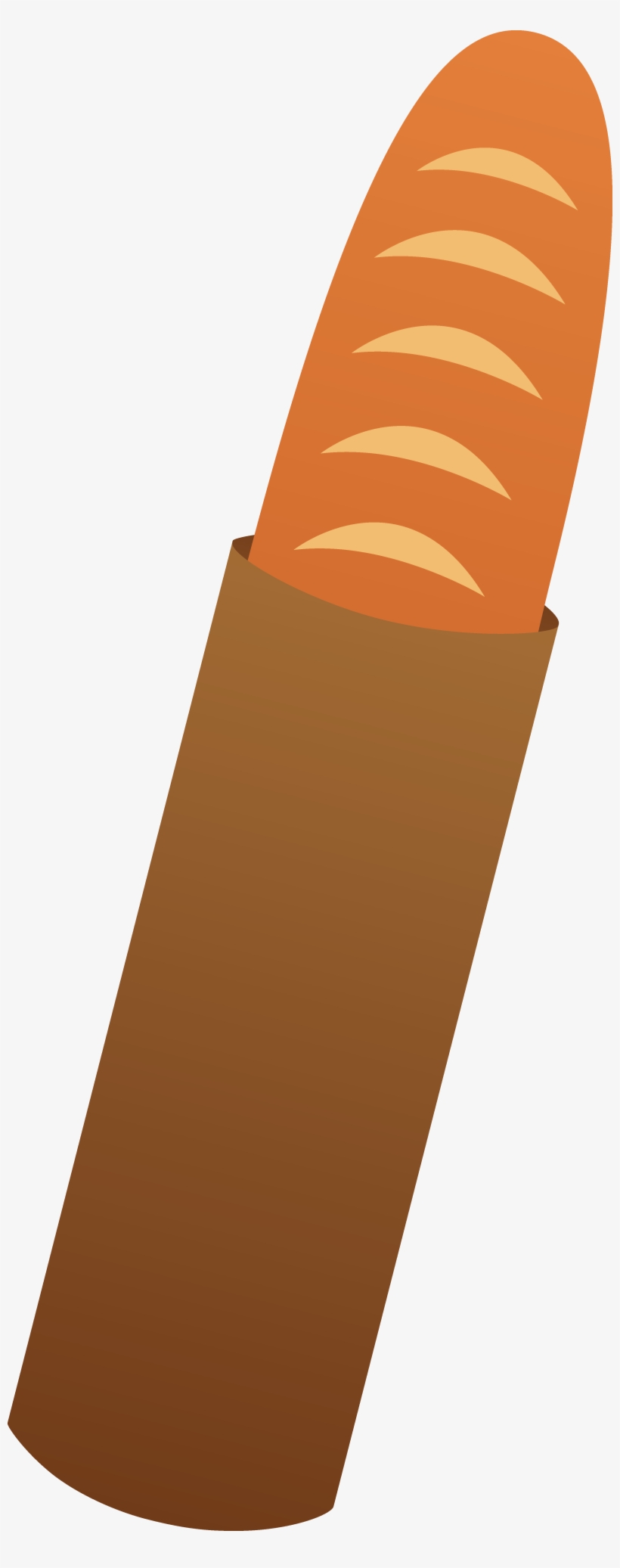 Clip Art Royalty Free Baguette Bread Loaf In Bag - Baguette Clip Art, transparent png download