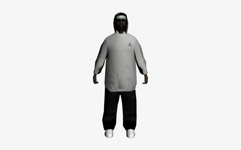 Black Guy In A Hoodie - Lsrp Black Man, transparent png download