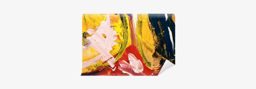 Multi-colored Paint Smeared Randomly Wall Mural • Pixers® - Modern Art, transparent png download