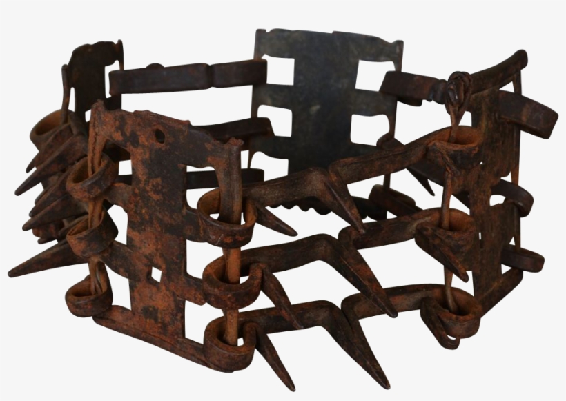 Antique 18c Spiked Dog Collar, These Fierce Dog Collars - Dog Collar, transparent png download