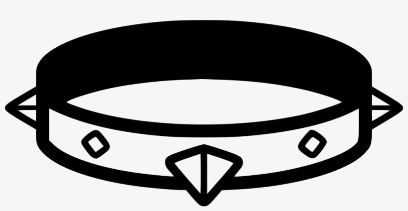 Dog Collar - - Clipart Dog Collar Spike, transparent png download