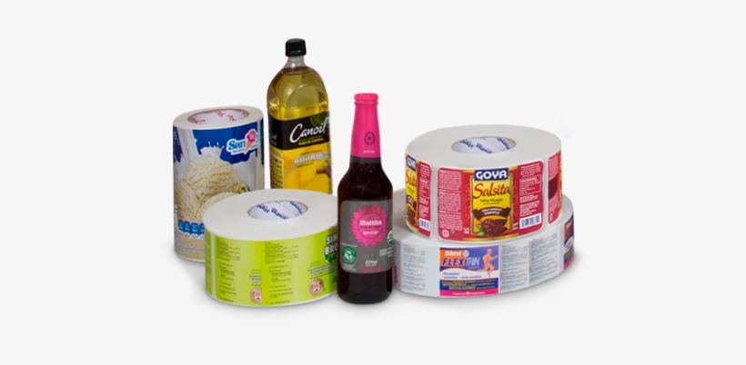 Etiquetas Autoadheribles - Bottle, transparent png download