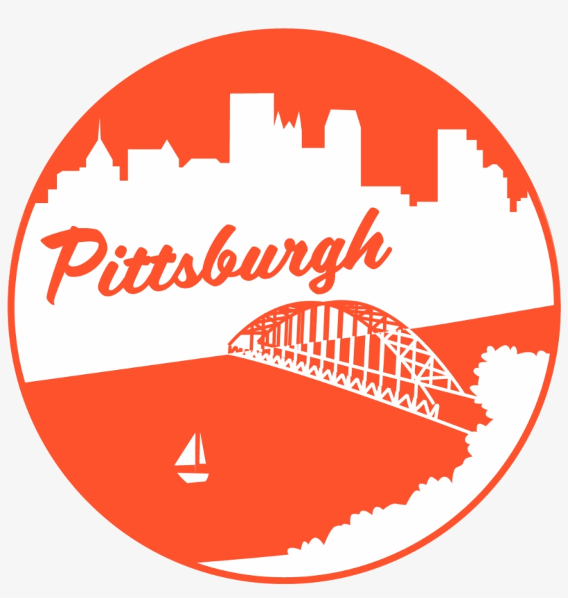 Black And White Image Result For Pittsburgh Stamps - Pittsburgh, transparent png download