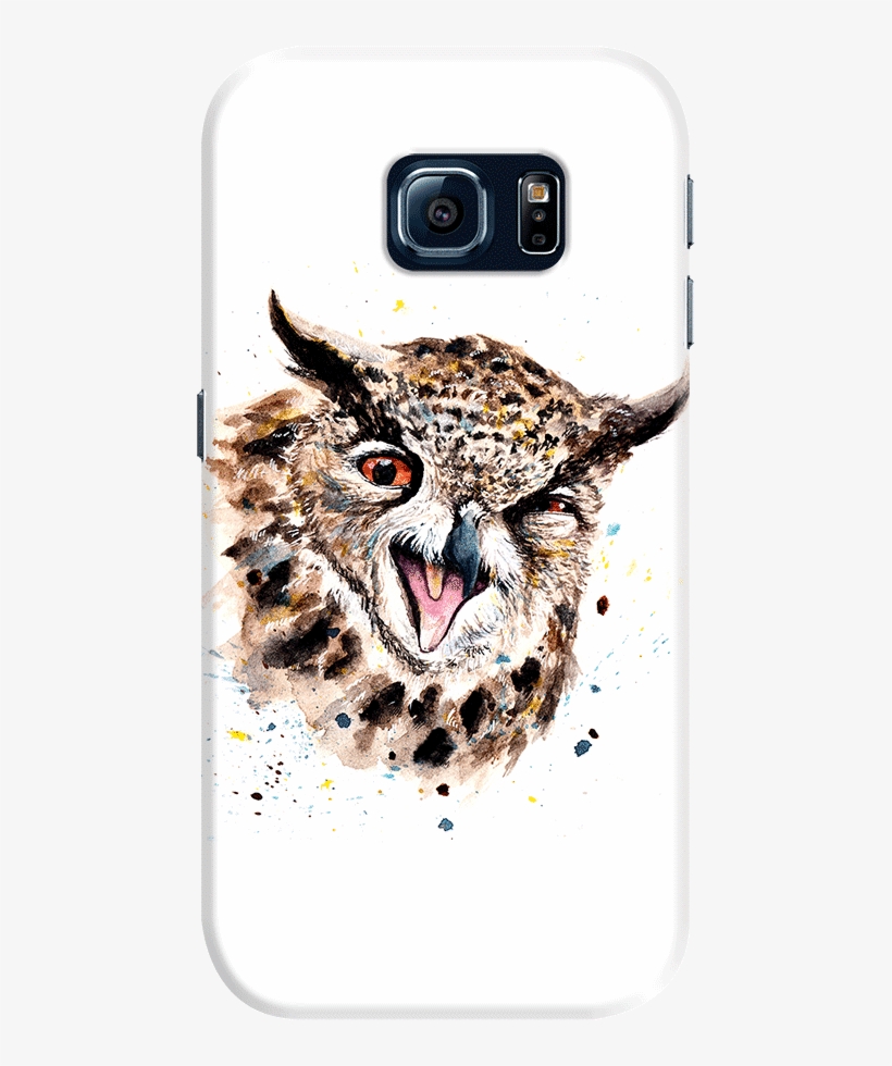 Dailyobjects Owl Case For Samsung Galaxy S6 Edge Buy - Owl Wall Tapestry - Small: 51" X 60", transparent png download