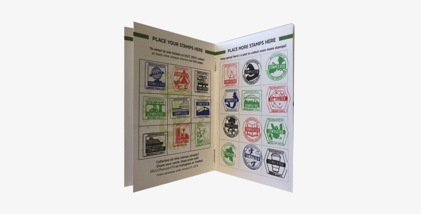 Emerald City Comic Passport Inside - Comics, transparent png download