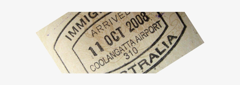 Passport Stamp - Australia Passport Stamp, transparent png download
