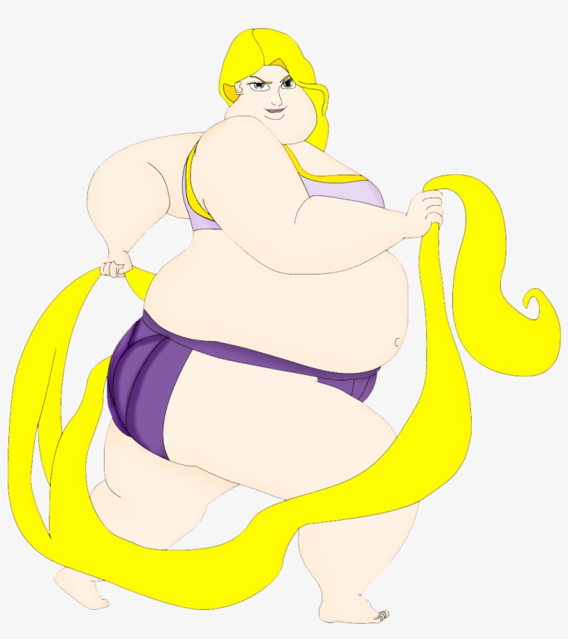 Sumo Rapunzel By Artist Srf - All Disney Princesses 2018, transparent png download