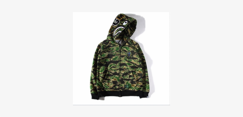 Bape Transparent Clothing - Bape Hoodie Forest Camo, transparent png download
