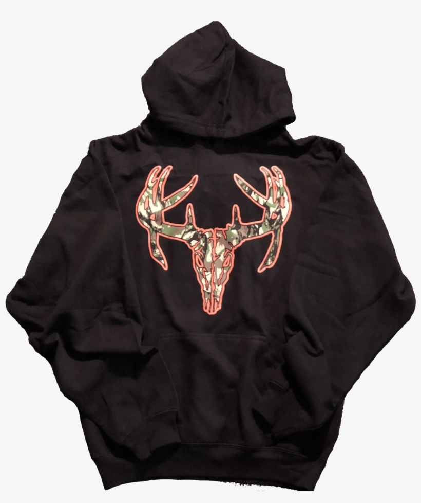 Camo Deer Skull Sweatshirt - Sweatshirt, transparent png download
