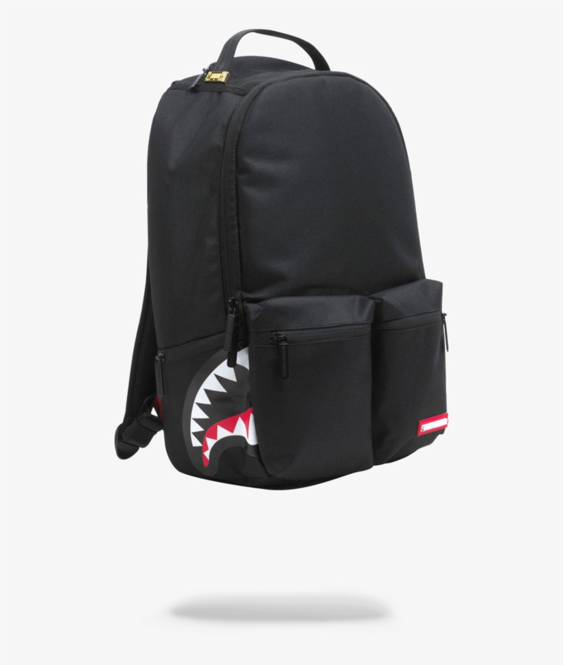 Double Cargo Side Shark Black - Sprayground Double Cargo Side Shark, transparent png download