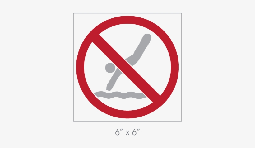 No Diving - Private Land Keep Out Signs, transparent png download