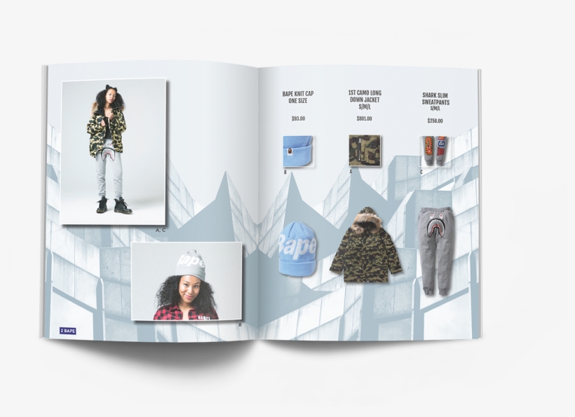 Bathing Ape Is A High-end Japanese Clothing Brand Known - Visual Arts, transparent png download