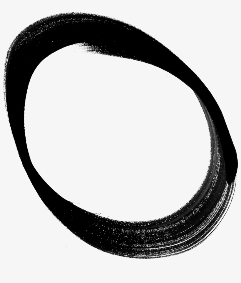 Circlepaintbrushstroke09 - Body Jewelry, transparent png download