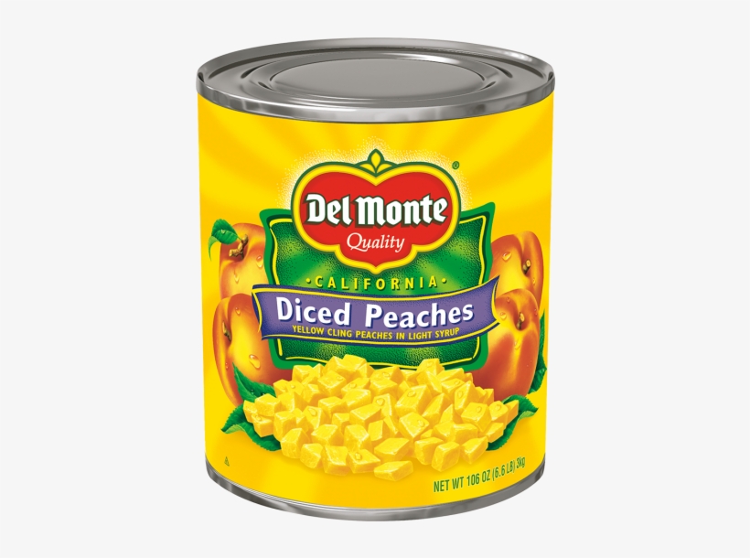 Del Monte® Diced Yellow Cling Peaches In Light Syrup - Del Monte Sliced Peaches - 15.25 Oz Can, transparent png download