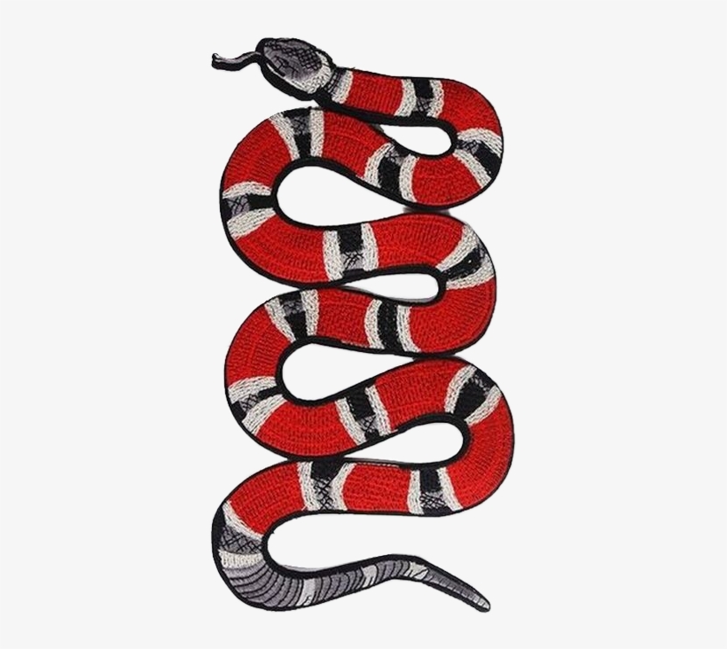 Largest Collection Of Free To Edit Red Car Only In - Snake Flower Embroidered Applique Patch Vintage Animal, transparent png download