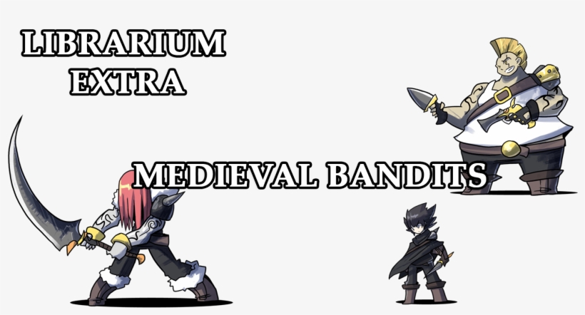 Librarium Extra Medieval Bandits - Cartoon, transparent png download