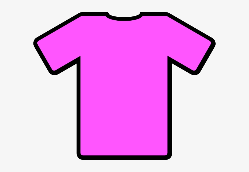 pink t-shirt clip art