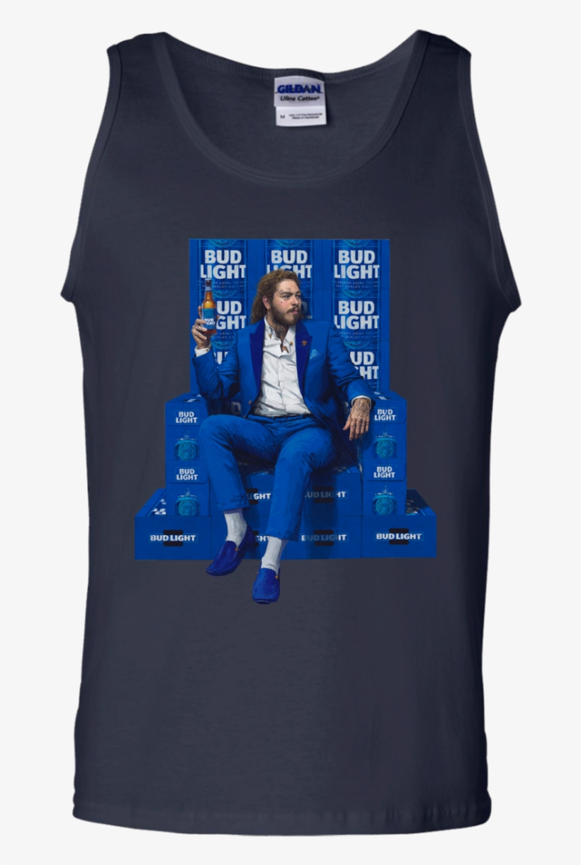 Post Malone Bud Light G220 Gildan 100% Cotton Tank - Batman Mom - Batmom Just Like A Normal Mom Cooler T-shirt, transparent png download