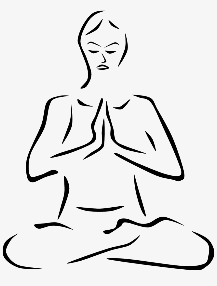 Onlinelabels Clip Art - Yoga Clip Art, transparent png download