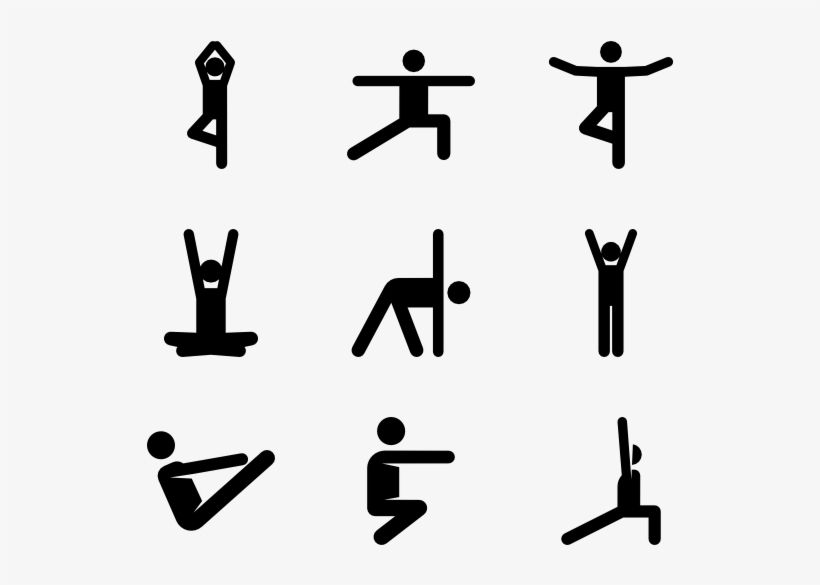 Yoga Pictograms Icons Yoga Icon Png Image Transparent Png Free Download On Seekpng