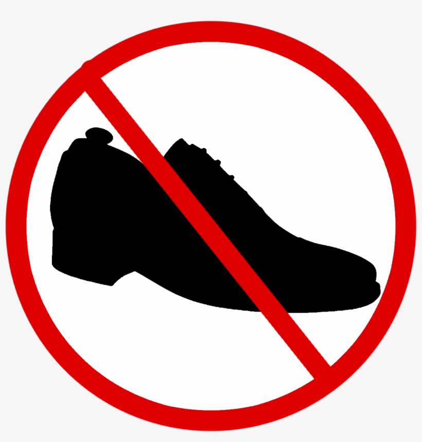 Clip Art Download Allowed - No Shoes Allowed Clip Art, transparent png download