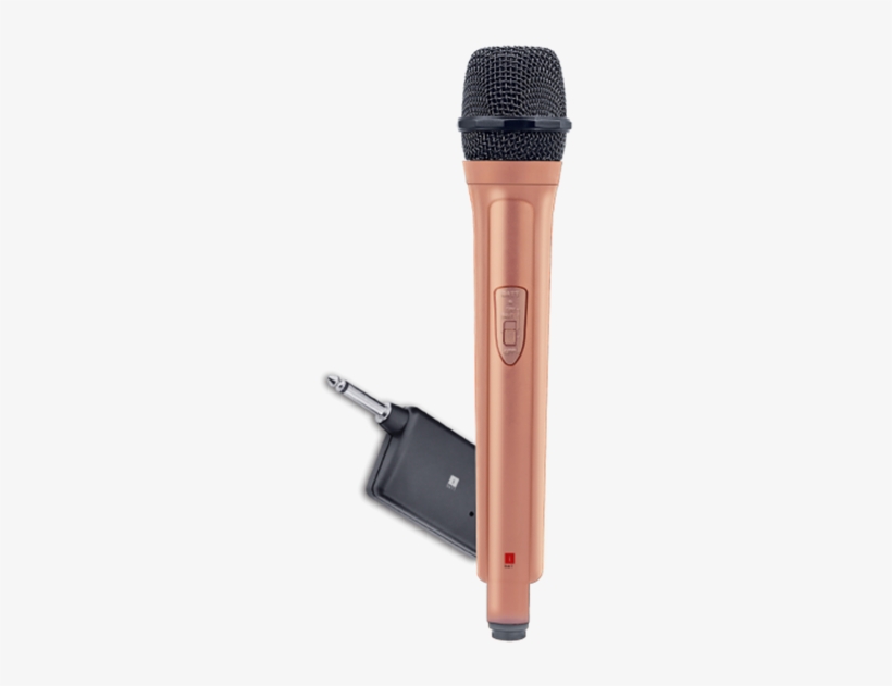 Picture Of Iball M90 Wireless Mic With Receiver Gold - Iball M90 Wireless Mic, transparent png download