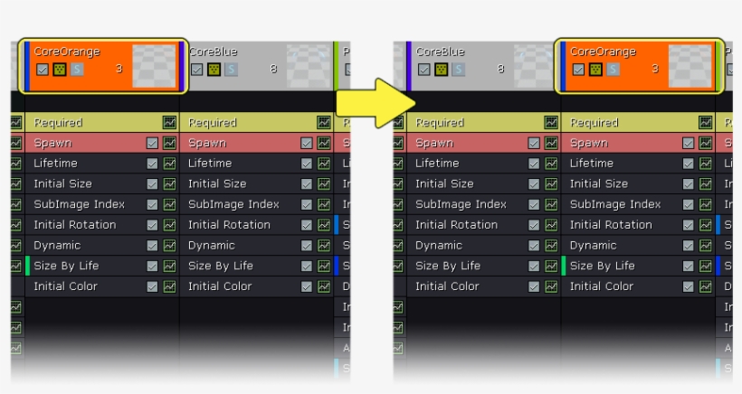 To Change The Order Of The Emitters In A Particle System, - Portable Network Graphics, transparent png download