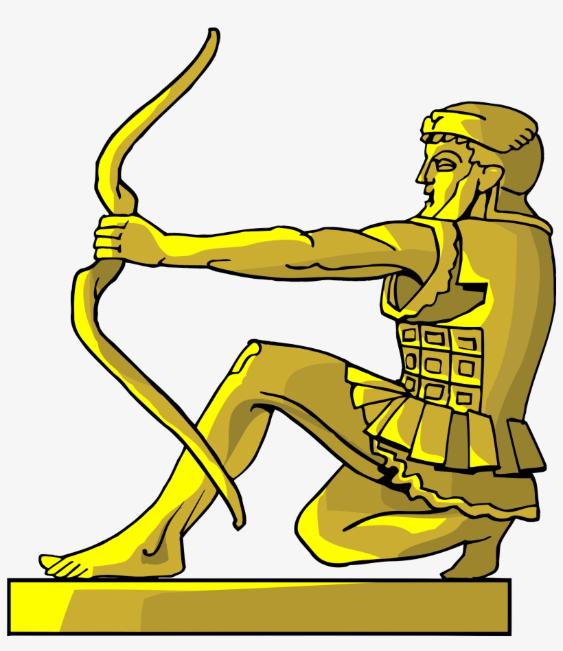 Archer Pose - Imagenes De La Iliada, transparent png download