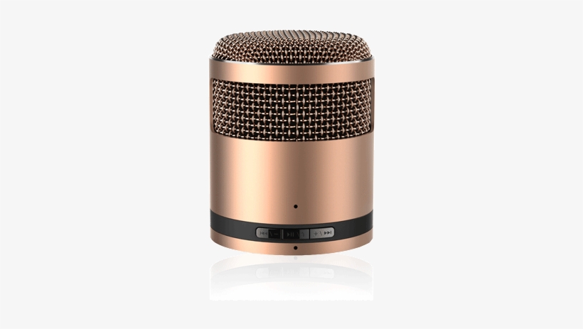 Gold - Werbeartikel Fuxx Bluetooth-lautsprecher Mike, transparent png download