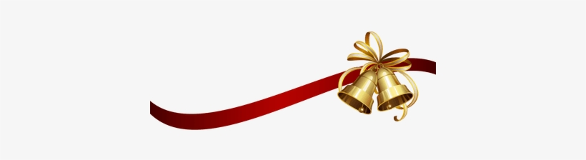 Navidad Cinta Y Campanas - Christmas Ribbons Png, transparent png download