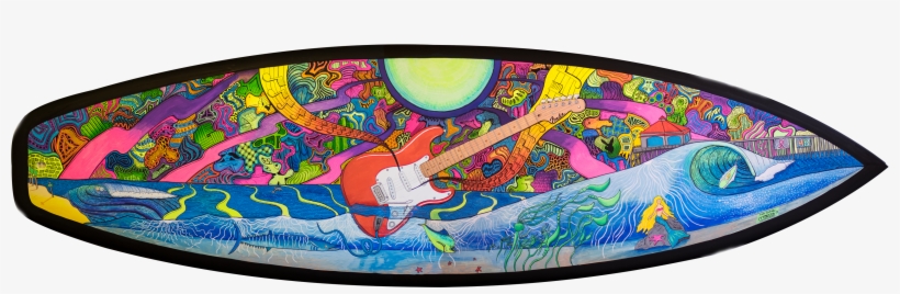 Surfboard Commission For The Fender Family - Visual Arts, transparent png download