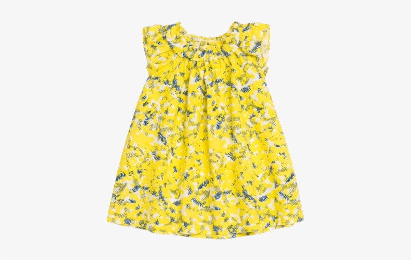 Goldina Baby Dress Acid Yellow - Day Dress, transparent png download
