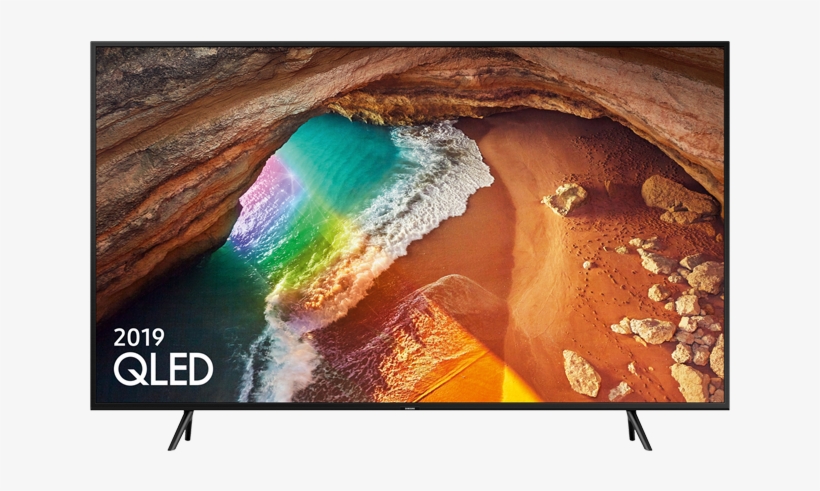 Samsung Qled Qe43q60ra 43" Smart Hdr 4k Ultra Hd Tv - 43 Qled, transparent png download
