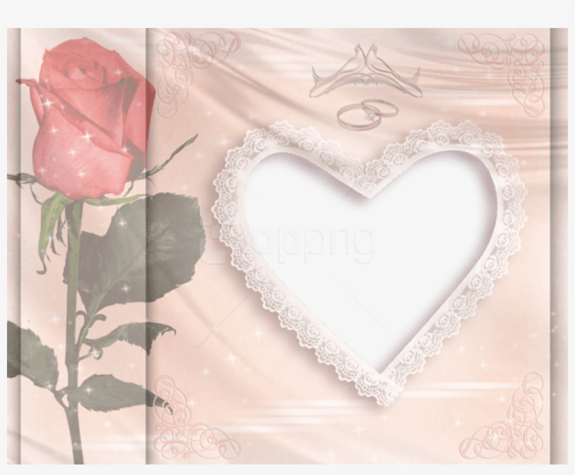 Free Png Best Stock Photos Transparent Wedding Frame - Transparente Bilder Wedding Png, transparent png download