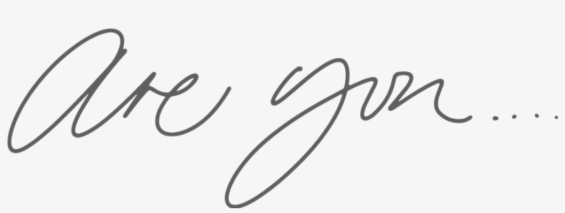 Areyou - Calligraphy, transparent png download