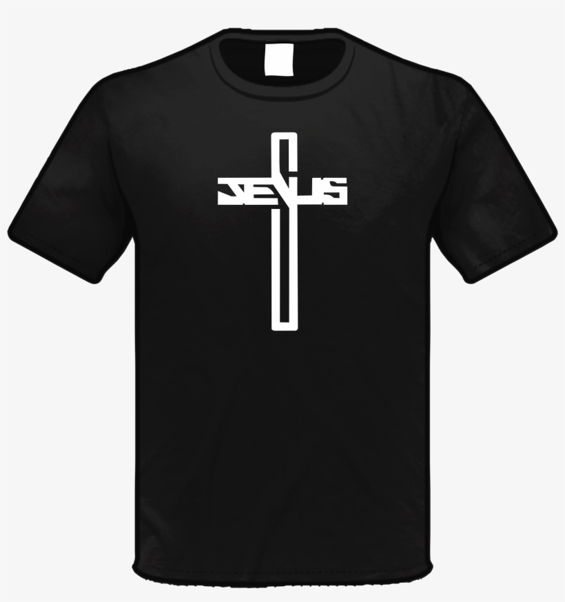 Jesus 20cross Original - Cool Text T Shirt, transparent png download