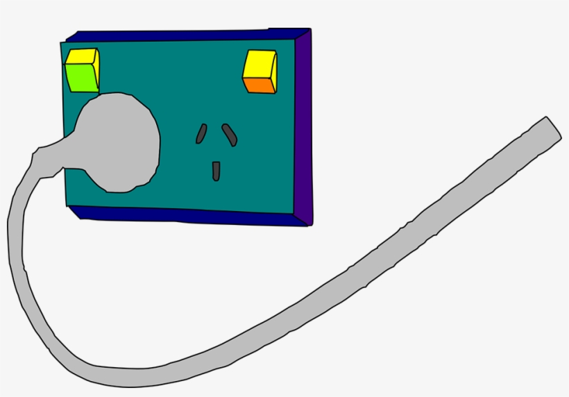 Electricity Clipart Electrical Item - Socket Plugged In Clipart, transparent png download