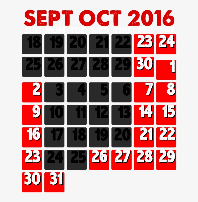 2016-calendar - Number, transparent png download