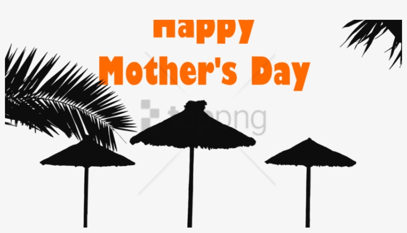 Free Png Free Beach Themed Mother's Day~ The Beach - Silhouette Beach, transparent png download