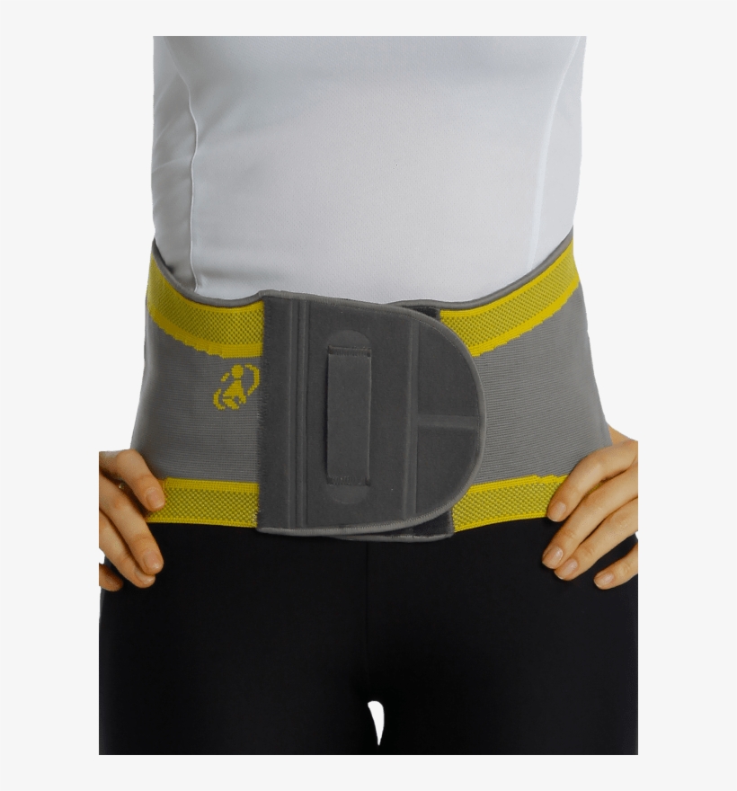 402 Bodycy Knitted Lumbosacral Corset With Silicone - Pocket, transparent png download