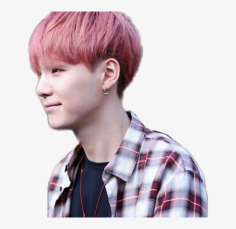 Bts Suga Minyoongi Pinkhair - Бтс С Розовыми Волосами, transparent png download