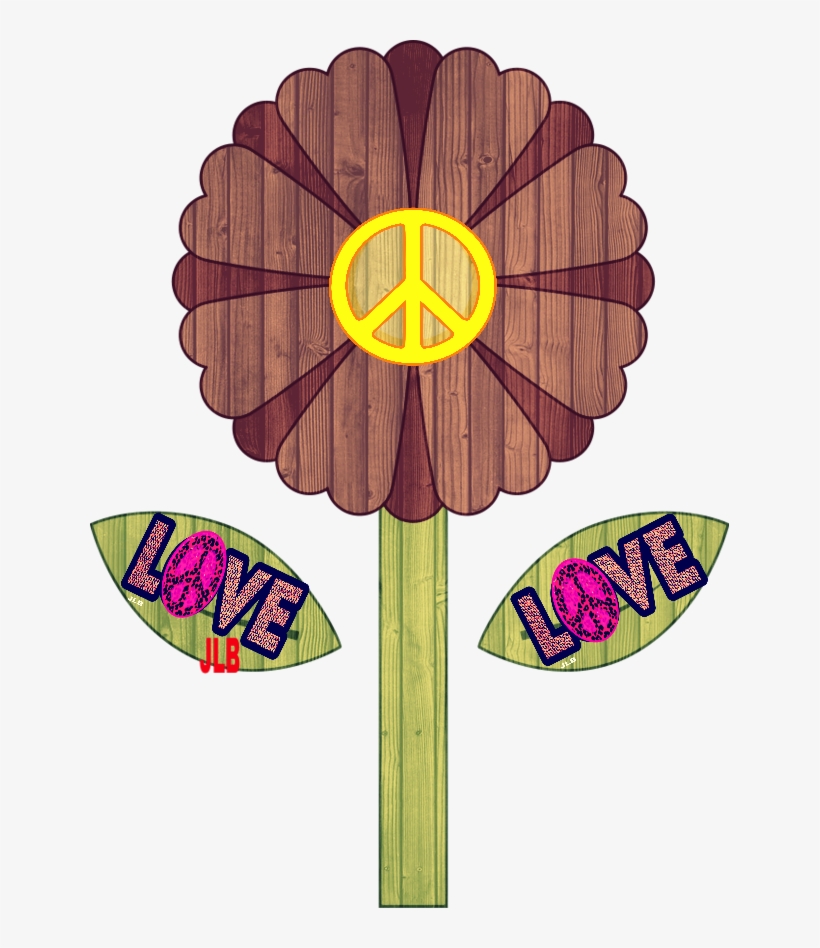 ☮🌸/jlb Peace Fingers, Give Peace A Chance, Hippie - Bloemcartoon Png, transparent png download