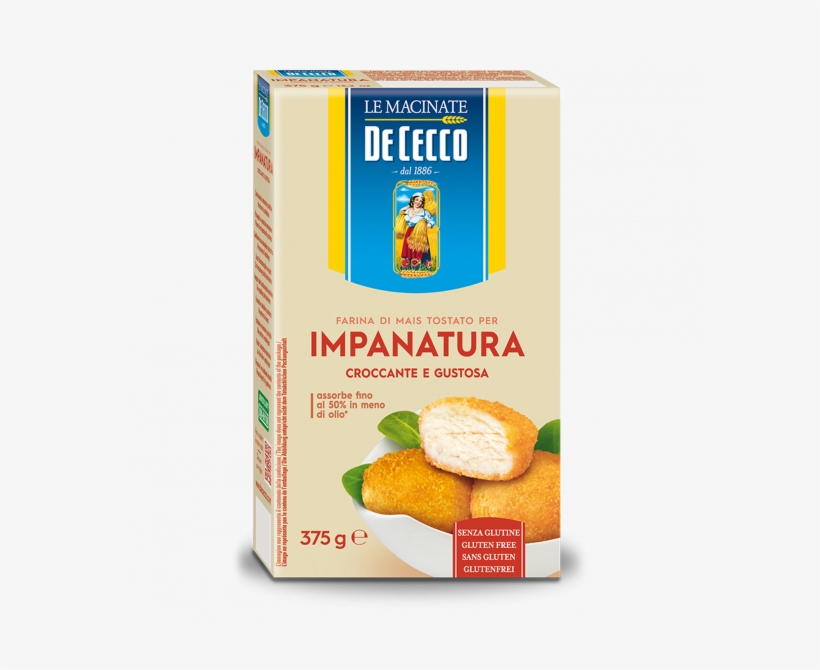 Impanatura Farina Di Mais Tostato - De Cecco, transparent png download