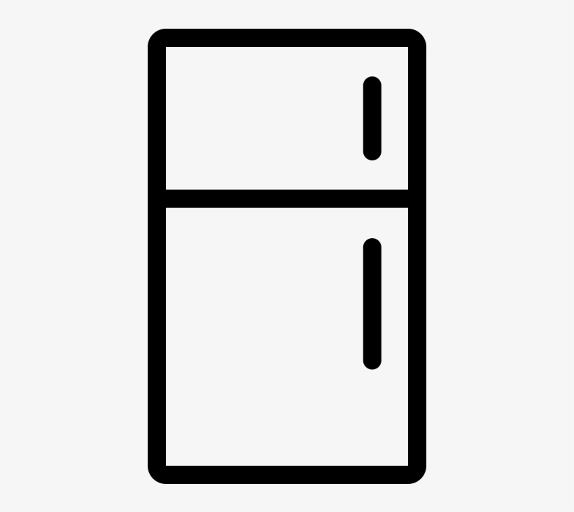 Line Icon Png Transparent Icon - Fridge Icon Svg, transparent png download
