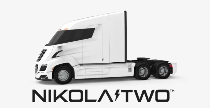 Nikola Two Logo2 - Trailer Truck, transparent png download