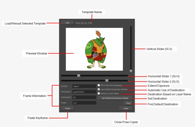Pose Copier Dialog Box - Reptile, transparent png download