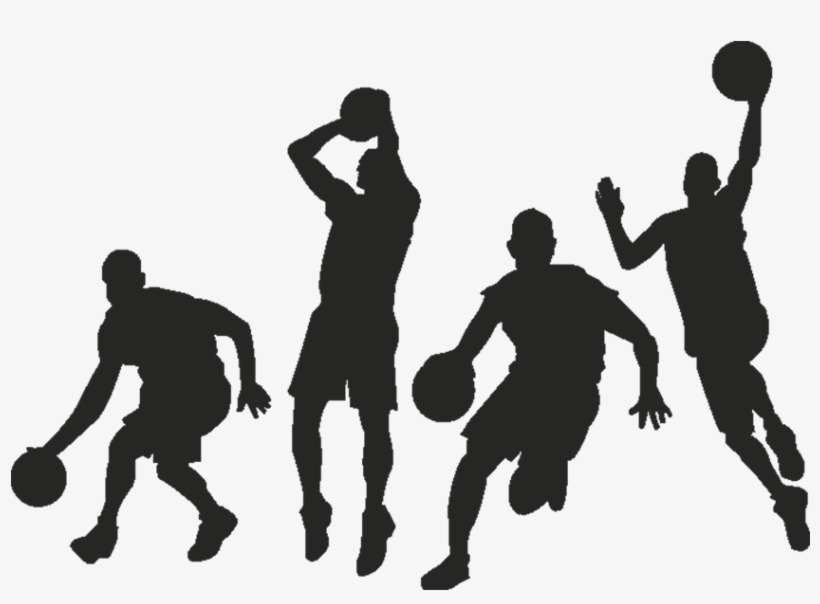 Free Player - Basketball Player Silhouette Png, transparent png download